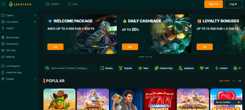 LuckyGem online casino
