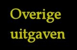 Overige uitgaven