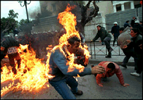 Protesten in Athene