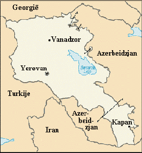 Armeni: de Koerden wonen in een smalle strook in het westen