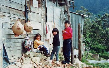 krottenwijk in Bogota
