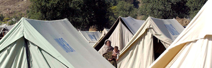 Vluchtelingenkamp van de UNHCR