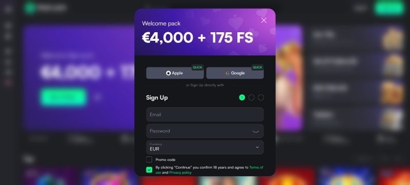 registreren bij buitenlandse casino online